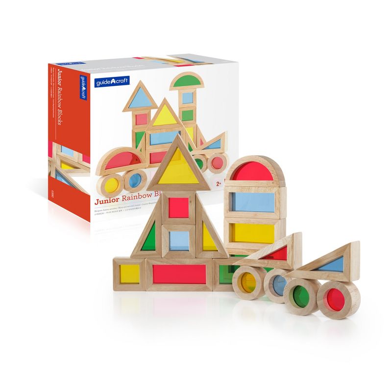 Guidecraft Jr. Rainbow Blocks, 20 Pieces, 3 of 5