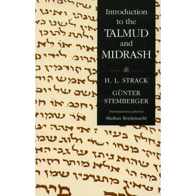 Introduction to the Talmud and Midrash - by  Hermann L Strack & Gunter Stemberger (Paperback)