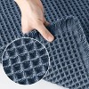 BAGOKIE Set of 2 Waffle Bathroom Rugs & Mats - 2 of 4