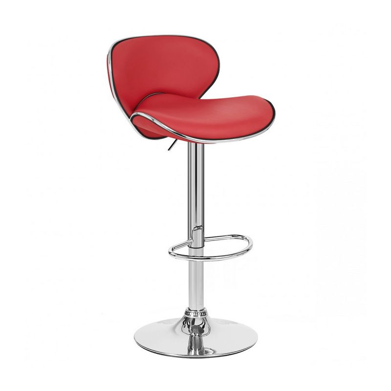 Modern Home Kappa Contemporary Adjustable Height Counter/Bar Stool, 1 of 4
