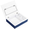 Birdrock Home Lap Desk with Storage and Cushion - Navy