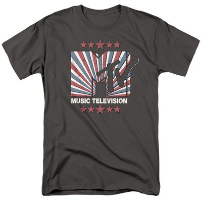 Mtv Americana Adult T-Shirt Charcoal