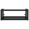 vidaXL Wall-mounted Bathroom Washbasin Frame Black 31.1 in. x 15 in. x 12.2 in. Iron - 3 of 4