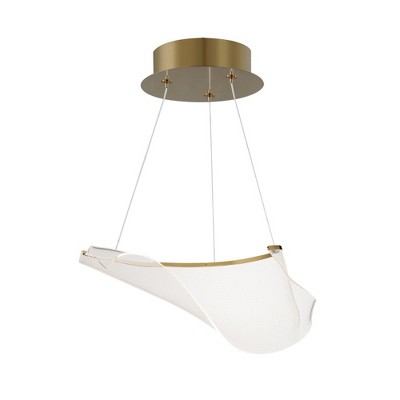 ET2 Lighting Rinkle 1 - Light Pendant in  French Gold