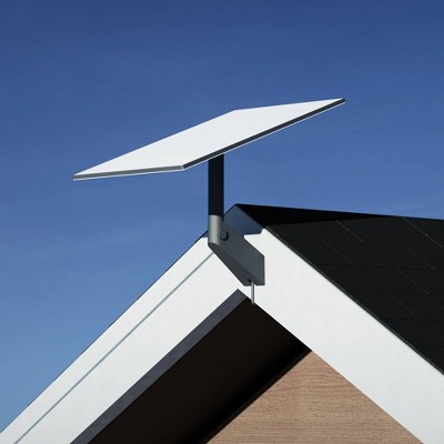 Gray Weather-Resistant Wall Mount for Exterior Installation