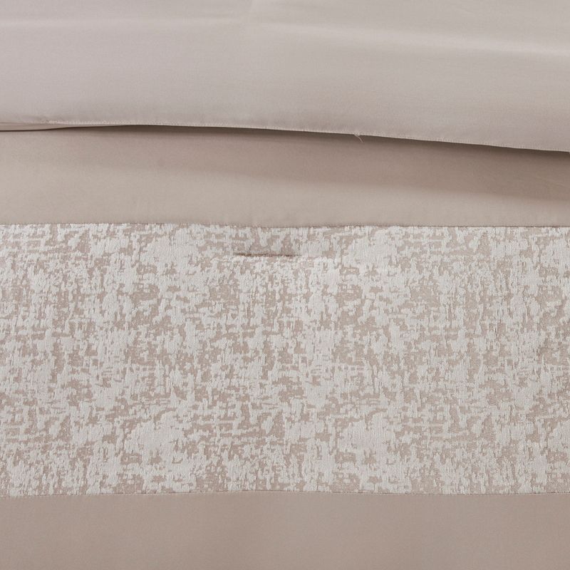 7pc Anett Chenille Jacquard Comforter Set Taupe, 6 of 13