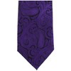 Men's Paisley Microfiber Woven Wedding Neckties - 2 of 4