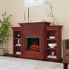 Tennyson Electric Fireplace with Bookcases - SEI - 2 of 4