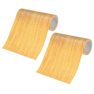 Unique Bargains Self Adhesive Wood Grain Design Durable Easy to Apply Repair Tape - 1 of 4
