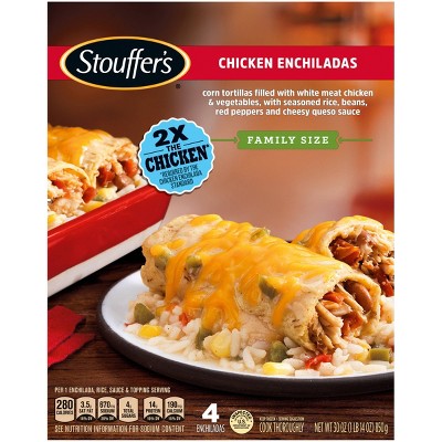 Stouffer's Frozen Chicken Enchiladas Family Size - 30oz