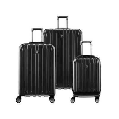 delsey black suitcase