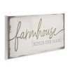 Stupell Industries Farmhouse Minus the Farm Sign Rustic Country Text, 17" x 7" - 3 of 4
