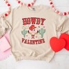 Simply Sage Market Women's Graphic Sweatshirt Howdy Valentine Heart - image 3 of 3