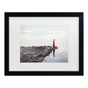 Trademark Fine Art - Dorota Gorecka Red Dress Matted Framed Art - 1 of 4
