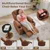 Rocker Recliner Chair w/ Massage and Heat, 360° Swivel and Rocking Function, Overstuffed Arms and Back for Ultimate Comfort - 4 of 4