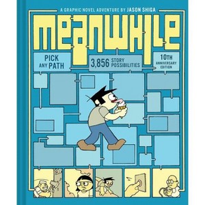Meanwhile - (Top Ten Great Graphic Novels for Teens) by  Jason Shiga (Hardcover) - 1 of 1