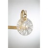Savoy House Addison 3 - Light Vanity in  Warm Brass - 3 of 3