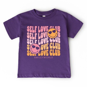 The Juniper Shop SmileyWorld Self Love Club Wave Toddler Short Sleeve Tee - 1 of 4