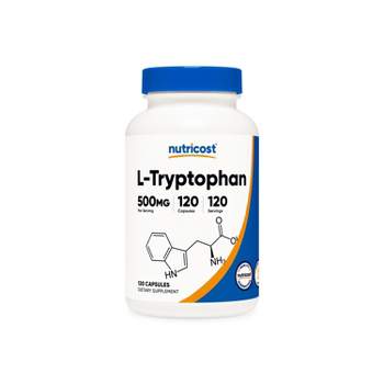Nutricost L-Tryptophan Capsules (500 MG) (120 Capsules)