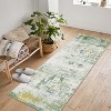 Washable Area Rug, Non Slip Abstract Rugs, Soft Faux Wool Living Room Rug, Low Pile Rugs for Living Room Bedroom Dining Room - 4 of 4