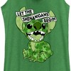 Women's Lilo & Stitch St. Patrick's Day Stitch Let the Shenanigans Begin Racerback Tank Top - 2 of 4