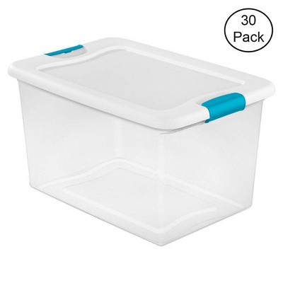 clear plastic storage containers