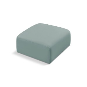 Meridian Furniture,Arc Vegan Leather Ottoman - 1 of 4