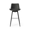 Maven Lane Victor Bar Stool with Faux Leather 30" - 2 of 4