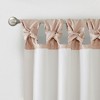 PAGED Faux Silk Blackout Curtains for Bedroom,Window Curtain Panel with Twisted Tab Top,Lined,Curtains for Living Room,Machine Washable - 4 of 4