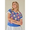 Women's Multi Color Crochet Top - ADORA - 2 of 2