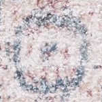light blue/rust