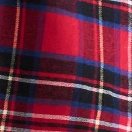red tartan plaid