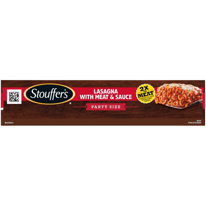 Stouffer's Frozen Lasagna with Meat & Sauce Party Size - 90oz, 4 of 7