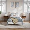 AFI Furnishings Becket Twin XL Solid Wood Low Profile Platform Bed, White - 3 of 4