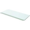 vidaXL Shelf Panel Glass Clear 35.4"x11.8" - 3 of 4