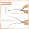 Unique Bargains Metal Non-Slip Durk Bill Hair Clip 3.54"x0.59" 6 Pcs - 4 of 4