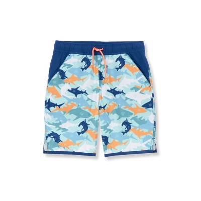 Lands' End Kids Stretch Hydroliner Sport Swim Trunk
