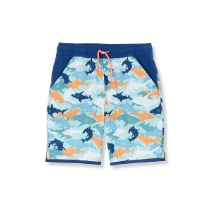Lands' End Kids Stretch Hydroliner Sport Swim Trunk - 1 of 2