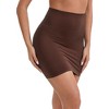 INSPIRE CHIC Women's Leggings Butt-Lifting Tummy Control High-Waisted Above Knee Tight Half Slip - 4 of 4