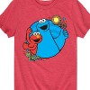 Boys' - Sesame Street - Cookie Monster And Elmo Travel Short Sleeve Graphic T-Shirt - 2 of 4