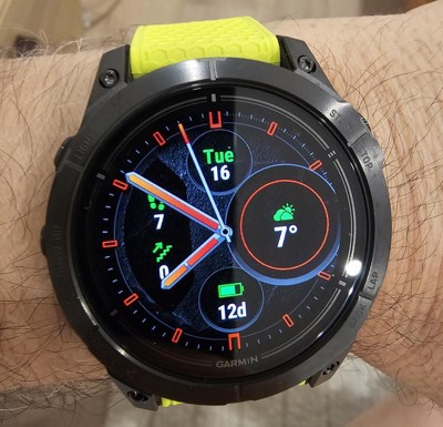 Fenix 7X Pro, my gift to myself. Was afraid of its size but now I'm glad I  chose this one. : r/Garmin
