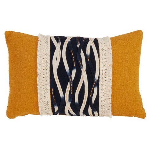 Mustard oblong cushion hotsell