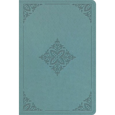 ESV Single Column Heritage Bible (Trutone, Paris Sky, Fleur-De-Lis Design) - by  Esv Bibles (Leather Bound)