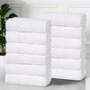 Zero Twist Waffle Textured Cotton Medium Weight Towel Set by Blue Nile Mills - 2 of 4