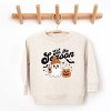 Tis The Season Ghost Retro - Toddler Graphic Sweatshirt and Youth Graphic Sweatshirt - 2 of 3