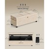 15.7x43.3x15.7" Storage Ottoman Bench & Chest. 27 Gal (103 L) Capacity. End-of-Bed Bench - 4 of 4