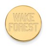 Black Bow Jewelry 14k Yellow Gold Plated Sterling Silver Wake Forest Demon Deacons NCAA Key Chain - image 2 of 3