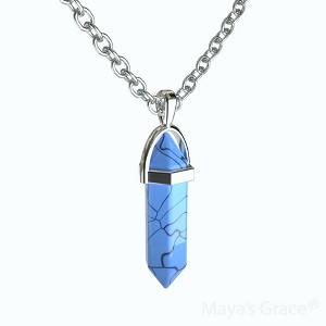 Maya's Grace Gem Stone Quartz Pendant Natural Crystal Necklaces for Women, Girls - 1 of 4