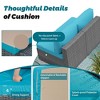 Celebalcony 8-Piece Outdoor Patio Sectional Seating Group with Cushions - 4 of 4