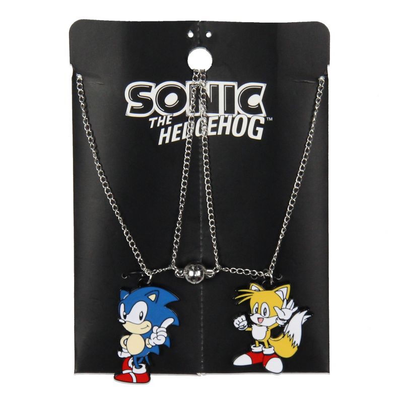 Sonic The Hedgehog Sonic and Tails Best Friend Necklaces Set For Women Men, 5 of 6